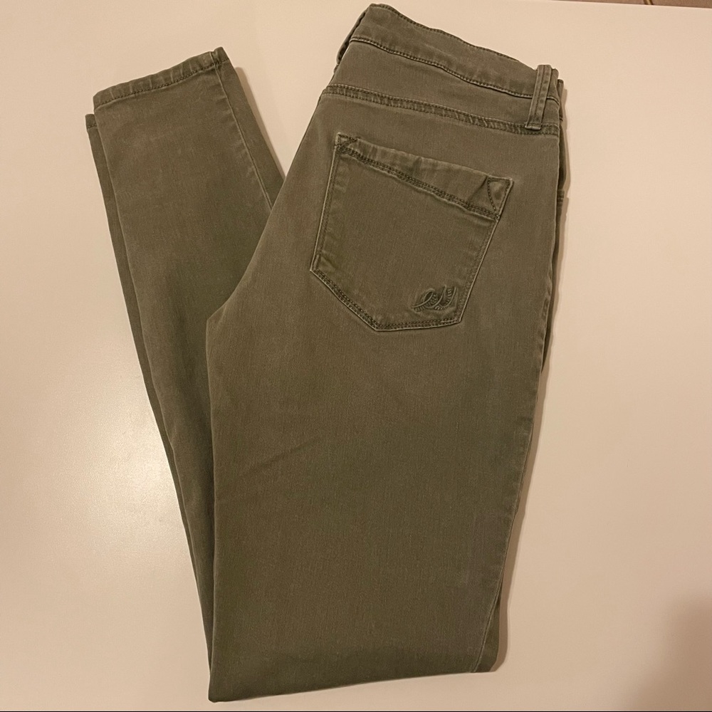 Express Olive Jean Legging Size 4